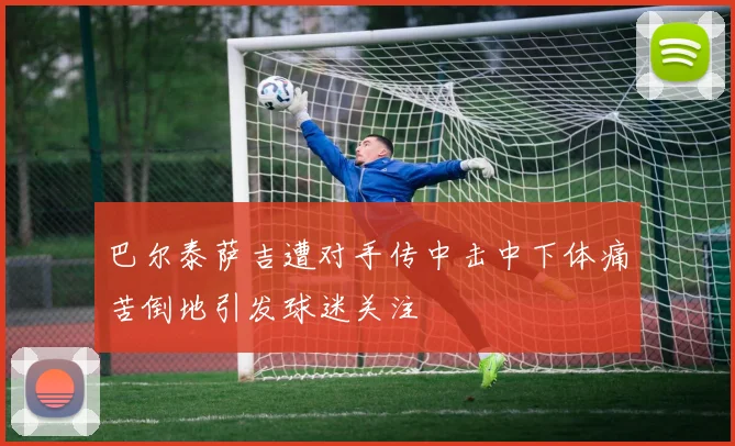巴尔泰萨吉遭对手传中击中下体痛苦倒地引发球迷关注